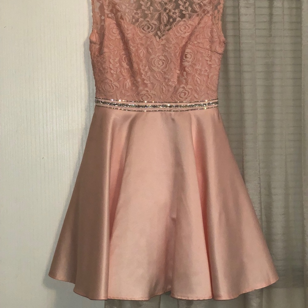 Short pink dress